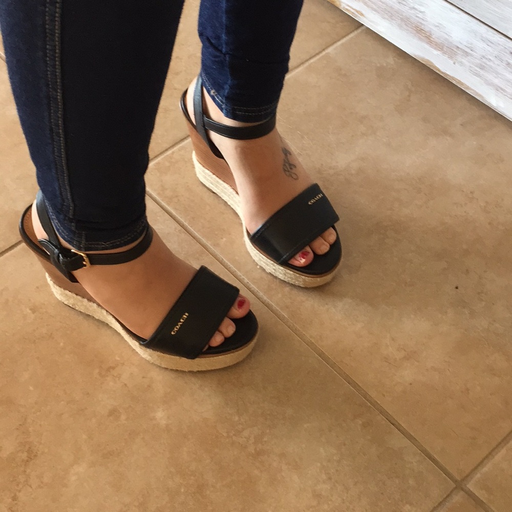 Coach wedges ❤️ - Picture 5 of 7